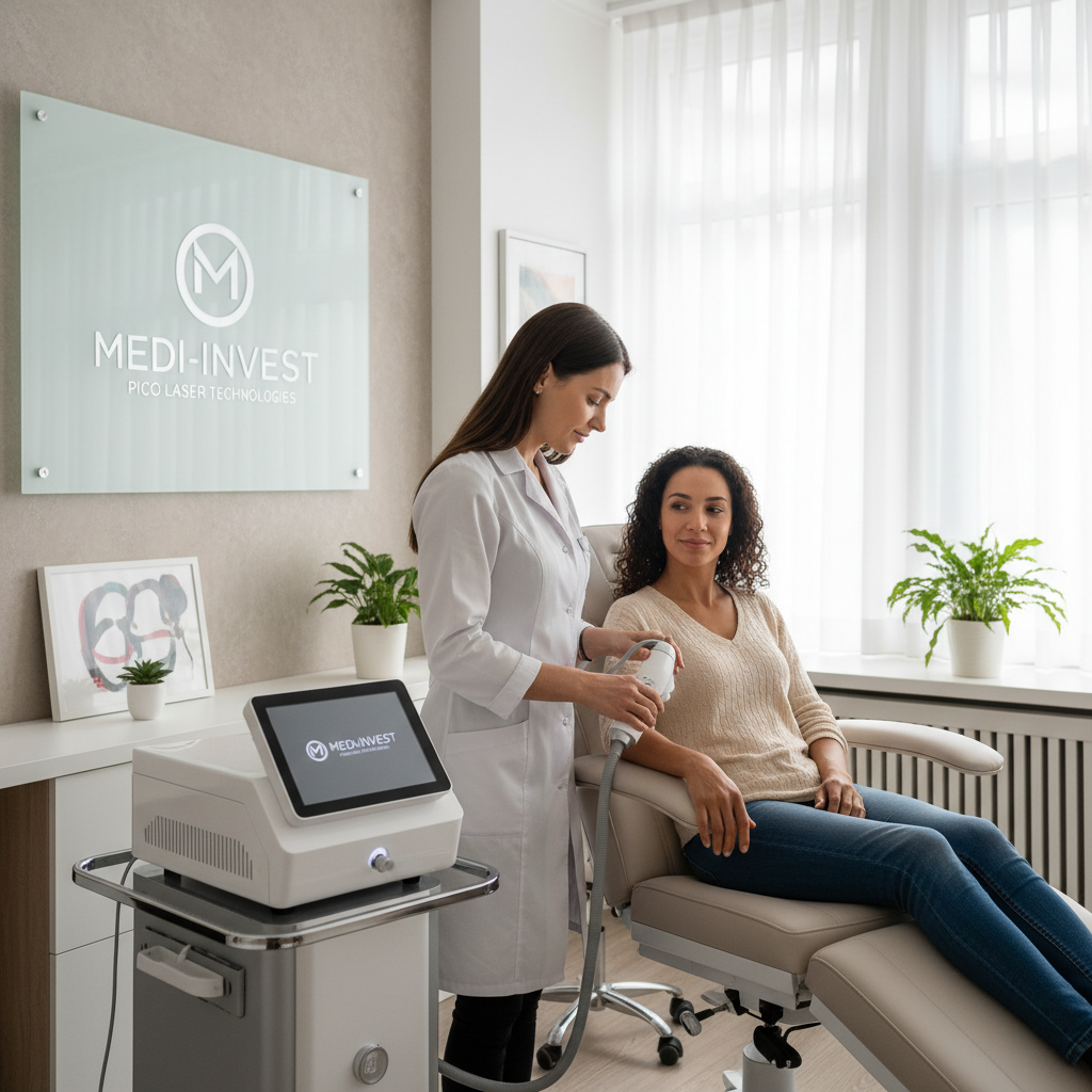 Realistische foto passend bij Medi-Invest: Uw Specialist in Pico Laser Apparaten voor Esthetische Be